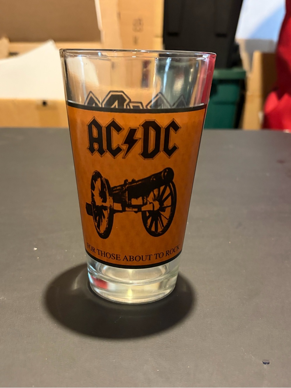 AC/DC "For Those About to Rock" pint glass
